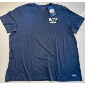 Life is Good WTF (Where's the Fish?) Tee - Men XXL